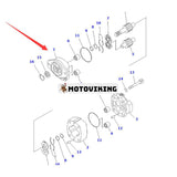 Pumpenhet 704-30-34120 för Komatsu hjullastare WA500-5 WA500-6R WA500-7 WA500-8