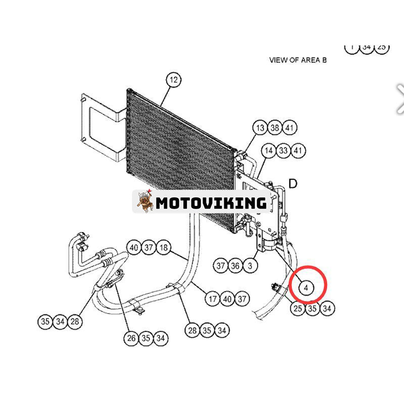 Mottagaretorkare 176-1902 för Caterpillar CAT Engine C4.4 Grävmaskin M313D M314 M315D 307D 312D2 315C 323D 324D