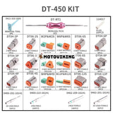 450 st Deutsch DT-kontaktsats för 14-20 AWG stämplade kontakter