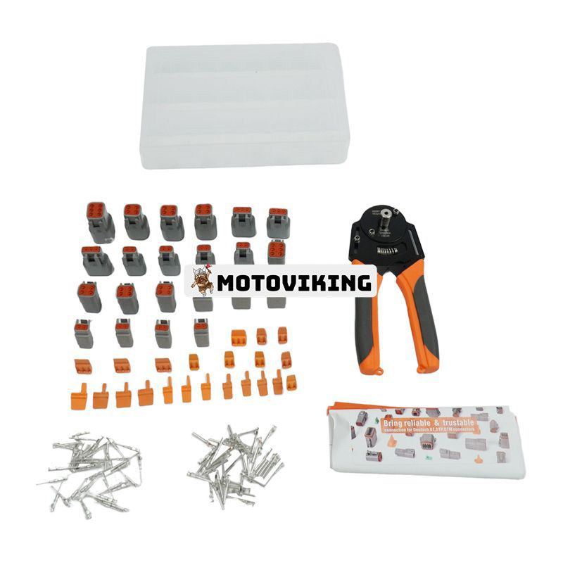 116 st Deutsch DTM Connector Starter Kit & Crimper