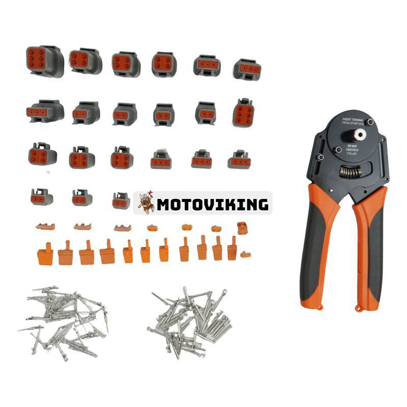 116 st Deutsch DTM Connector Starter Kit & Crimper