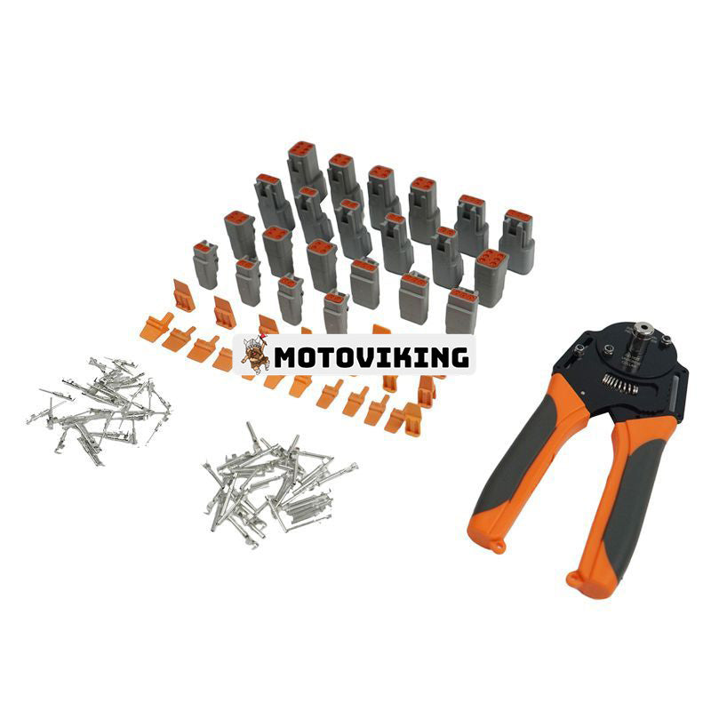 116 st Deutsch DTM Connector Starter Kit & Crimper