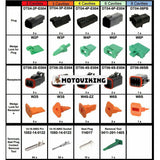 239 st Deutsch DT Connector Kit & Verktyg