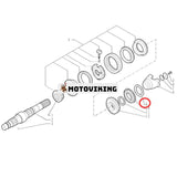 Oljetätning 181123A1 för New Holland Loader B100BLR B110B B115B B90B B95B B95BTC LV80 U80 U80B