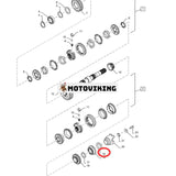 Oljetätning 181123A1 för CASE-lastare 580L 580M 580N 580SL 580SN 580SLE 590L 590SM 590SN