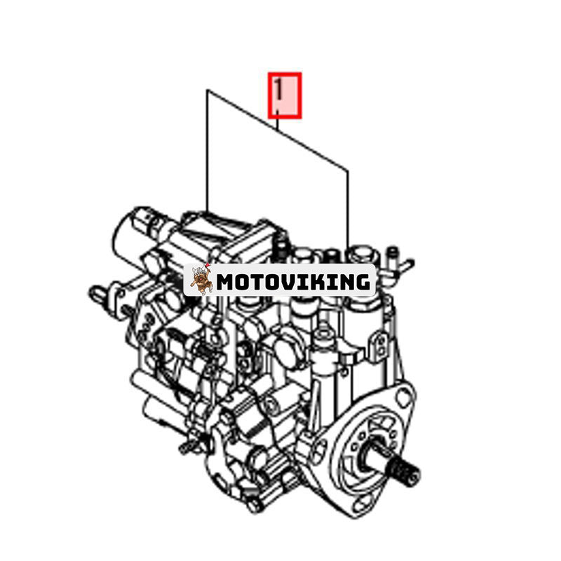 Bränsleinsprutningspump 729245-51310 för Yanmar Engine 3TNV88-PYB 3TNV88-PYB2
