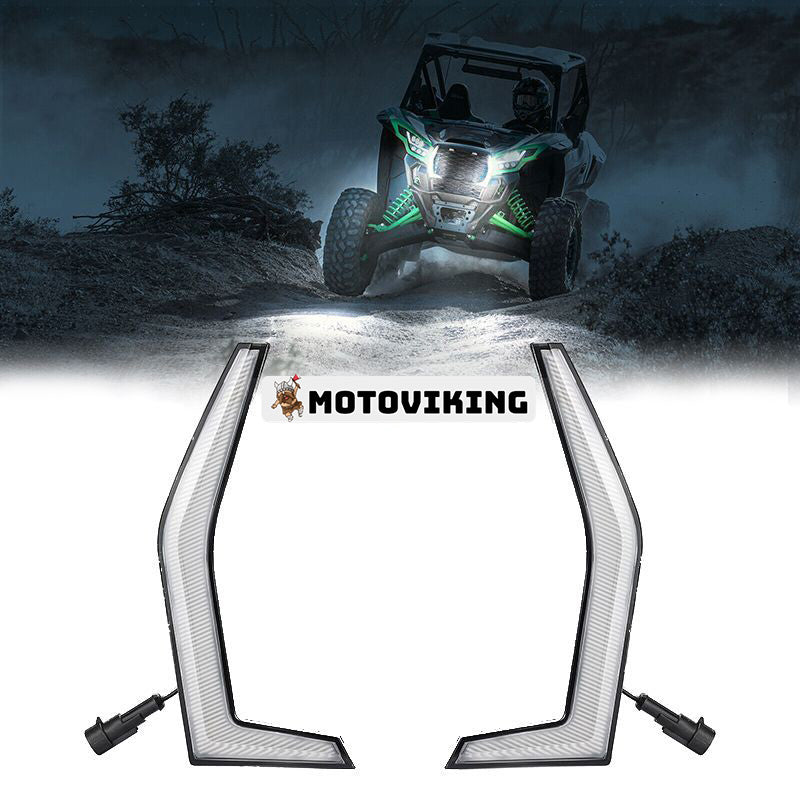 2 st Fang Light B0801-03201CL för Kawasaki UTV Teryx KRX 1000 2020-2023