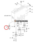 Avlastningsventil 31Q8-17830 för Hyundai grävmaskin R210LC-9 R220LC-9S R290LC-9 R300LC-9S R330LC-9S RB220LC-9S