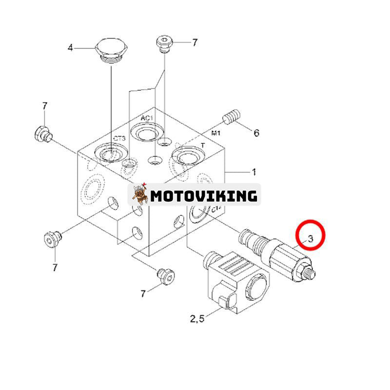 Tryckstyrd riktnings-POD-ventil XKBL-00011 för Hyundai grävmaskin R140W-7 R140W-9 R170W-7 R170W-9 R200W-7 R210W-9