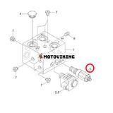 Tryckstyrd riktnings-POD-ventil XKBL-00011 för Hyundai grävmaskin R140W-7 R140W-9 R170W-7 R170W-9 R200W-7 R210W-9