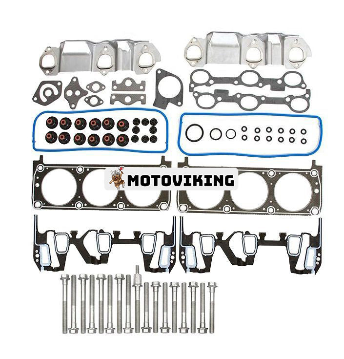 Cylinderhuvudspackningsbultar Set HS9957PT-2 för Buick Rendezvous Chevrolet Impala Venture Pontiac Grand Am 3.4L V6 1996-2005