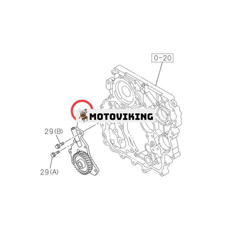 Oljepump 8980537770 8981451530 för Isuzu Engine 4JJ1 Hitachi Grävmaskin ZX110-3 ZX120-3 ZX135US-3 ZX145W-3