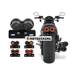 Bakljus Integrerad körlampa Broms & Blinkers 8542088125 för Harly Motorcycle Street Bike Cruiser Chopper