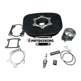 Kolvcylinderpackningar Top End Rebuild Kit WFKCPGY200BL88061 för Yamaha ATV Blaster 200 YFS200 1988-2006