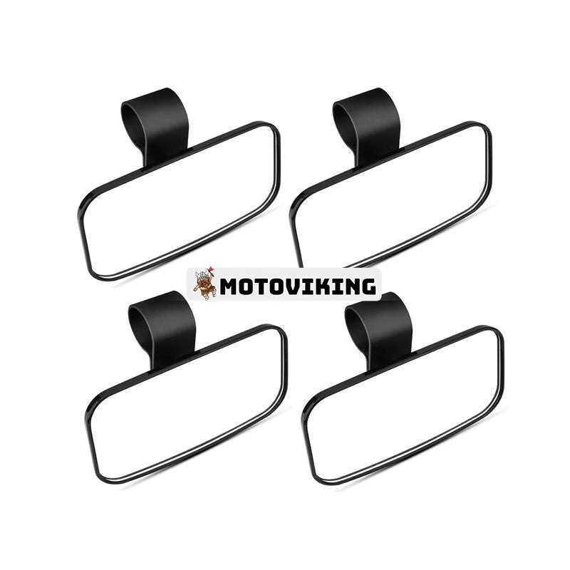 4 st Backback Center Mirror Convex FTVMI019 för 1,5"-2" Polaris RZR Honda Talon Yamaha Viking UTV