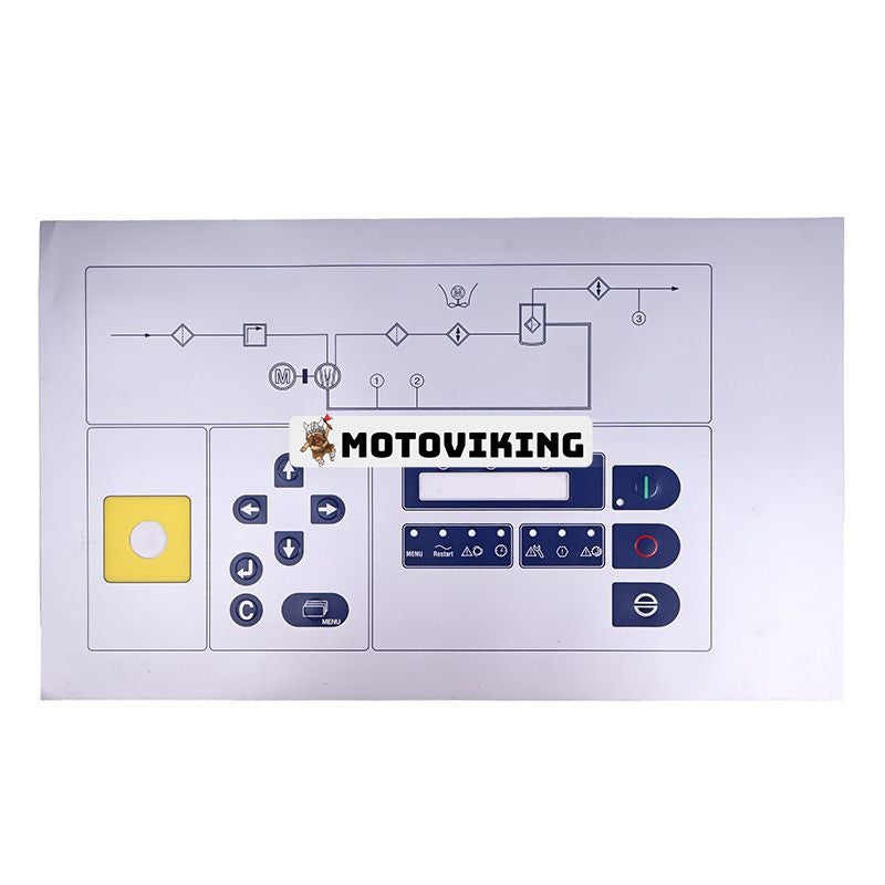 Membranknappsats för Delcos 3100 Controller 100005506 för Compair Air Compressor