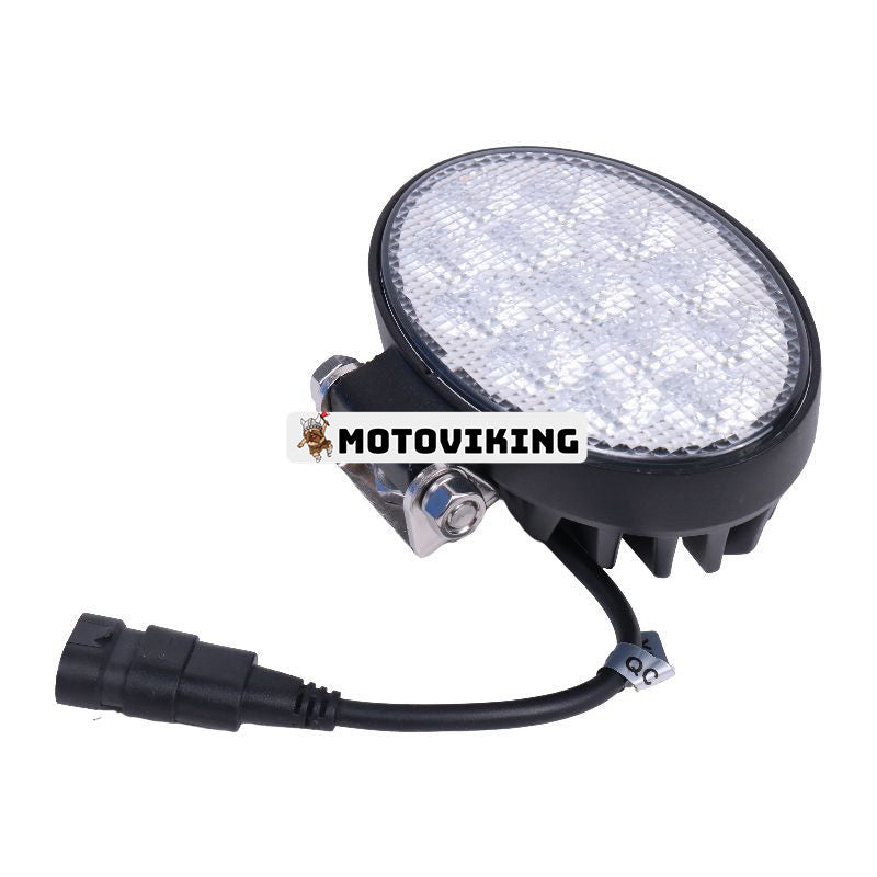 12V till 24V 5,5" Oval 39W Led Floodlight Arbetsljus 6682472 6683314 för Bobcat Toolcat 5600 5610