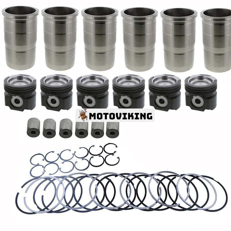 Cylinder Liner kit 21330684 för Volvo Engine D13 D13H D13J Grävmaskin EC340DL EC350EL EC380DL EC480DL