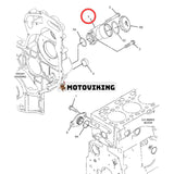 Smörjoljepåfyllare 321-2383 för Caterpillar CAT Engine 3054C C4.4 C6.6 C3.3 Lastare 910K 914G 920K 924K 930H