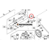 Bränsleledning RE505155 för John Deere Engine 6068 6081 6090 6125 Grävmaskin 370C 330CLC 3554