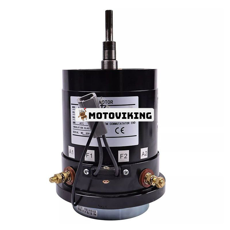 Advance Drive Motor With Broms 70001657 för JLG Saxlift 2030ES 2630ES 2646ES 3246ES