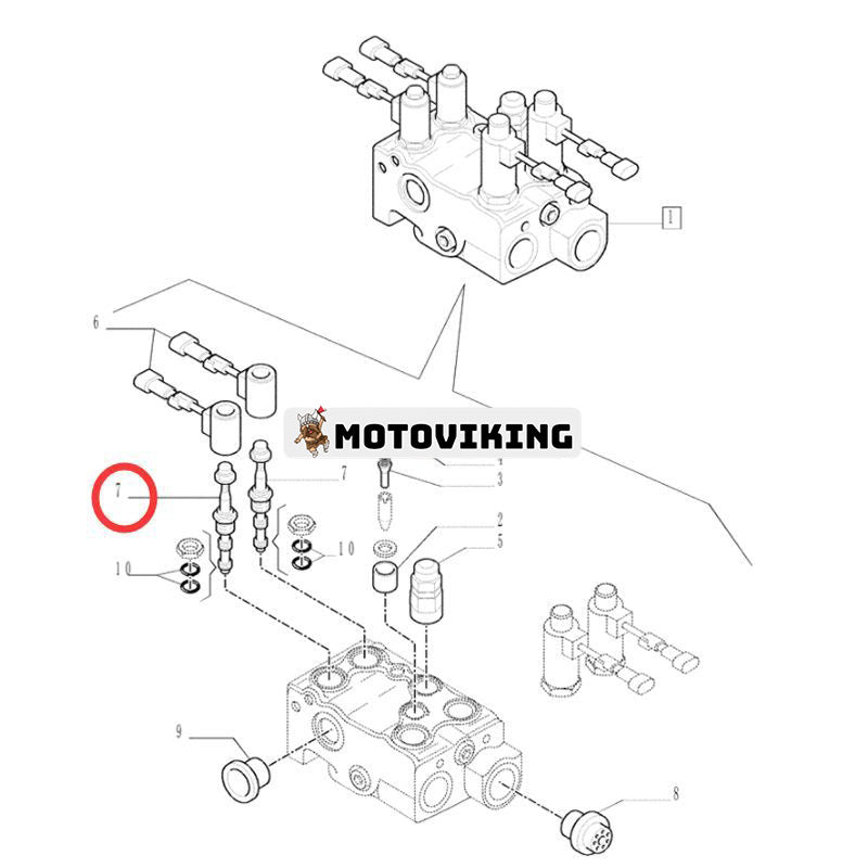 Magnetventil 82025708 82024719 för CASE Tractor Magnum 215 245 275 305 335 MX215 MX255 MX285