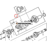 Oljepump AL68094 för John Deere traktor 1550 1850 1850F 1950 2141 2155 2250 2251