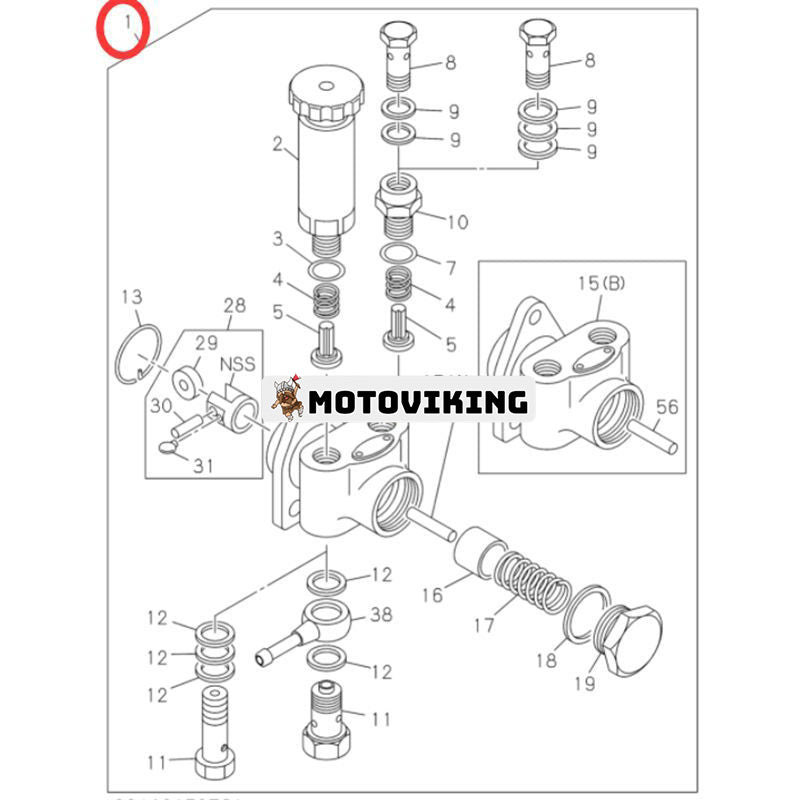 Bränslematningspump 8941327070 8971219100 för Isuzu Engine 4BG1 Hitachi Grävmaskin EX100-2 EX120-5 EX160LC-5 ZX120 ZX95