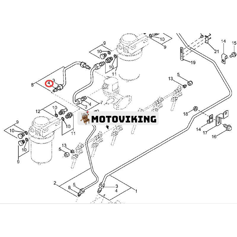 12 ST Tätningsbricka R74012 för John Deere Engine 4045 6068 Traktor 5410 5415 5503 5515 5610 6415 6615 7515 7630 7730 7830 7930 2044M