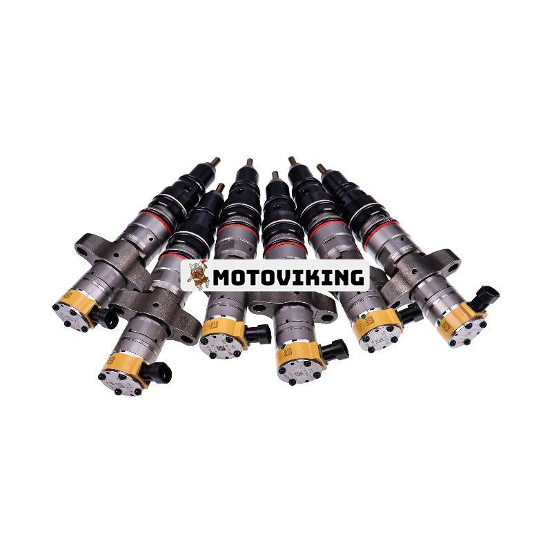 6 st Bränsleinsprutare 20R-9079 557-7627 för Caterpillar CAT Engine C7 C9 Grävmaskin 324D 325D 325DFM 326DL 328DLCR 329D