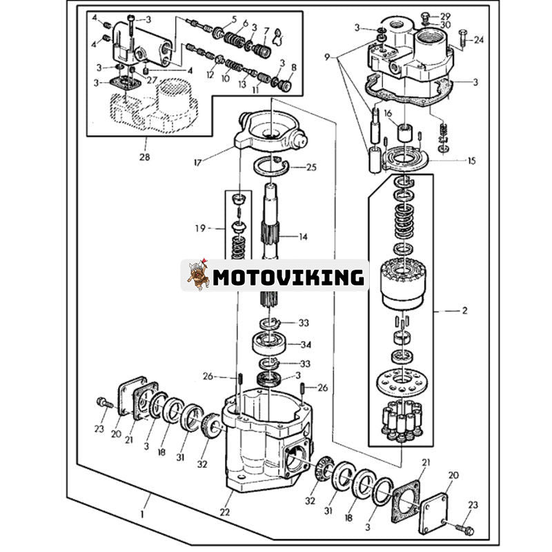 Hydraulpump AL82777 för John Deere traktor 6010 6100 6110 6210 6320 6800 6820 6900 6920 6320S 6910S