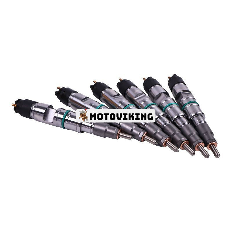 6 st Bosch bränsleinsprutare 0445120145 65.10401-7005 för Doosan Daewoo Engine DL08 DL08S