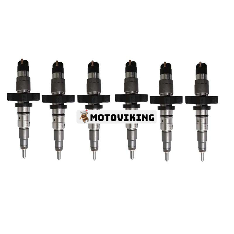 6 st bränsleinsprutare 0445120273 5263307 för Cummins Engine ISBE6 ISBE5.9 Ford Cargo VW Worker