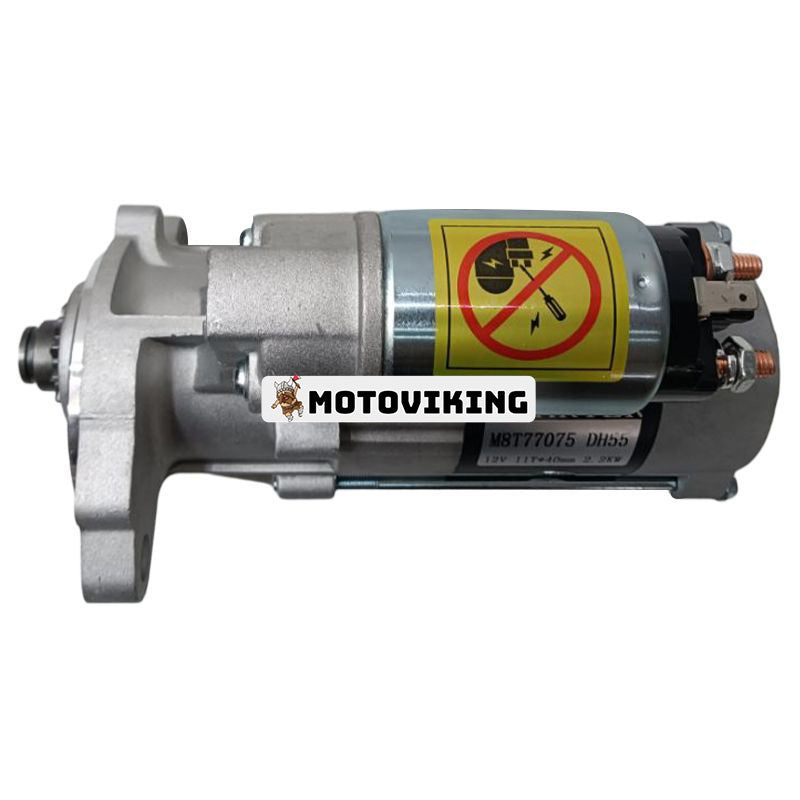 12V 11T Startmotor M008T77071 8973494020 för Isuzu Engine 4JB1 4JG1 4JG2 CASE Grävmaskin CX75 CX75SR