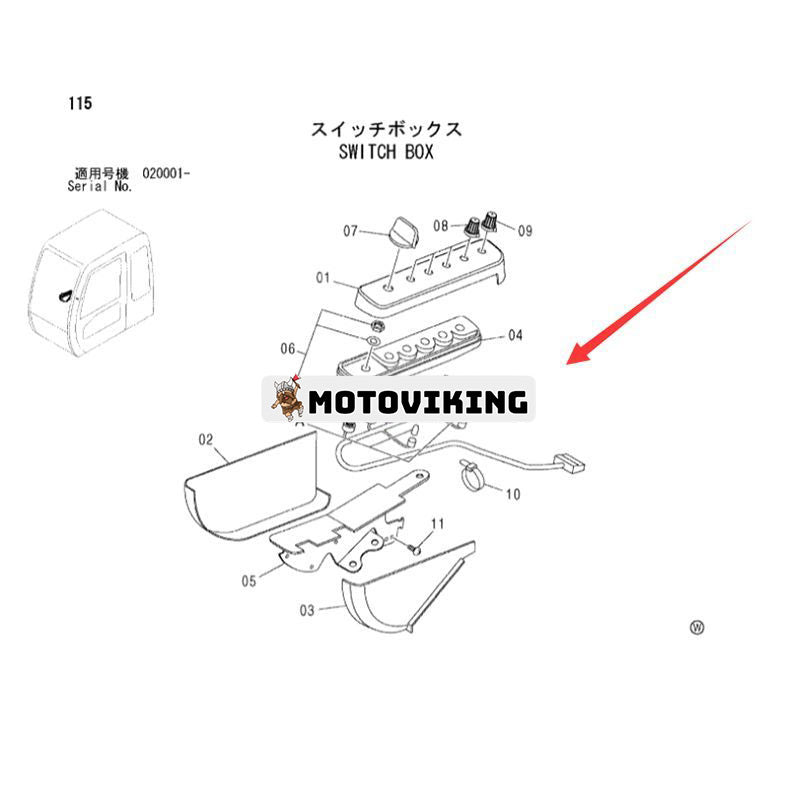 Gasreglage Switch Box 4454518 4426355 för Hitachi Grävmaskin ZX110 ZX120 ZX160 ZX200 ZX210