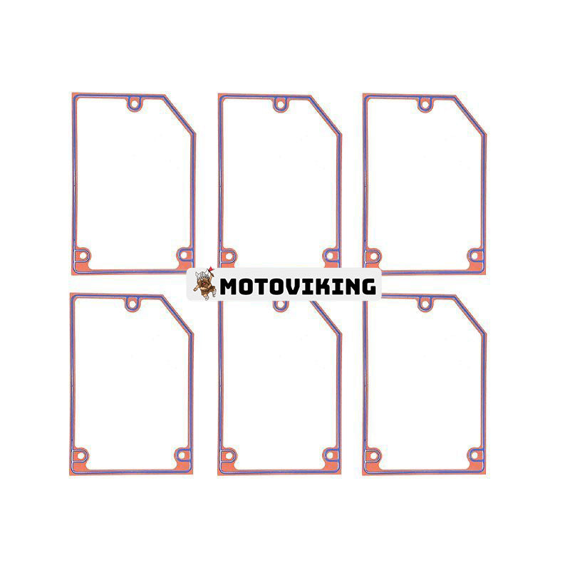 6 st vipparmsskyddspackning 4920076 för Cummins Engine K19 KTA19 QSK19