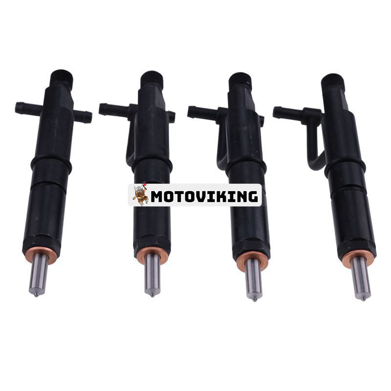 4 st bränsleinsprutare 6646906 för Isuzu Engine 4JB1 Bobcat 843 853 1213 Mustang 960 2060 Lastare