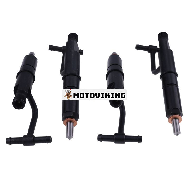4 st bränsleinsprutare 6646906 för Isuzu Engine 4JB1 Bobcat 843 853 1213 Mustang 960 2060 Lastare