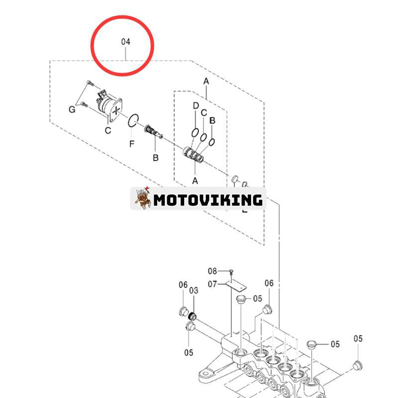 Hydraulisk magnetventil 9258047 för Hitachi grävmaskin ZX145W-3 ZX240-3 ZX250-3-AMS ZX270-3-HCMC ZX280LC-3 ZX470H-3-HCMC