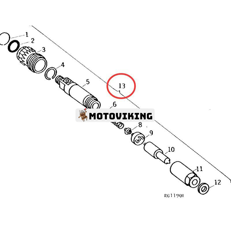 Insprutningsmunstycke AR79685 för John Deere Tractor 4040 4230 4240 4440