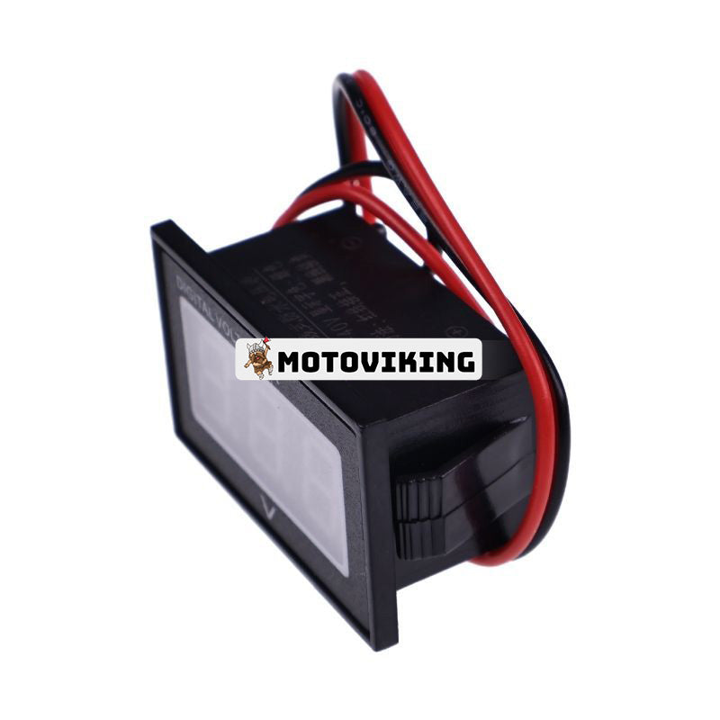 12V 2,5-30V DC Vattentät Monitor Batterimätare Automätare Digital Voltmeter LED