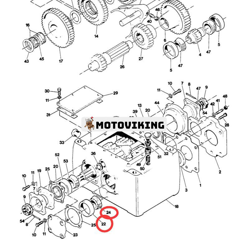 Lagerenhet 274892 274893 för New Holland Tractor 150V 160V
