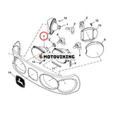Strålkastare RE181963 för John Deere traktor 7185J 7195J 7205J 8345R 8430 8430T