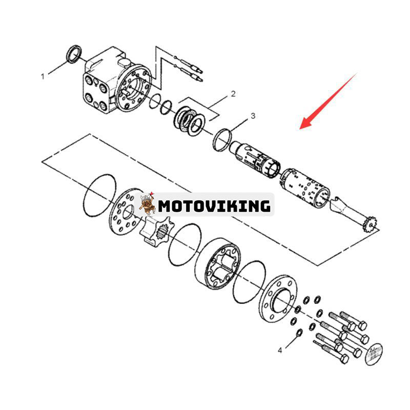 Doseringspump 247-7868 för Caterpillar CAT Grävlastare 416E 414E 416D 420E 422E 428E 430E