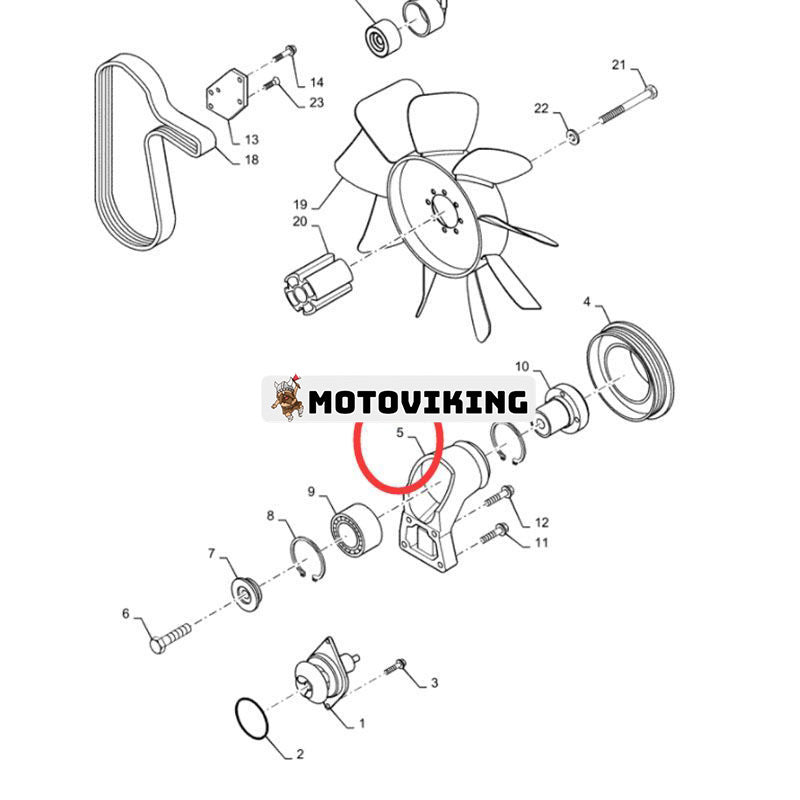 Fläktstöd 84585624 87428288 för CASE Engine RP110 RP65 RP85 Traktor 5120 5130 5140 5220 5230 5240 5250