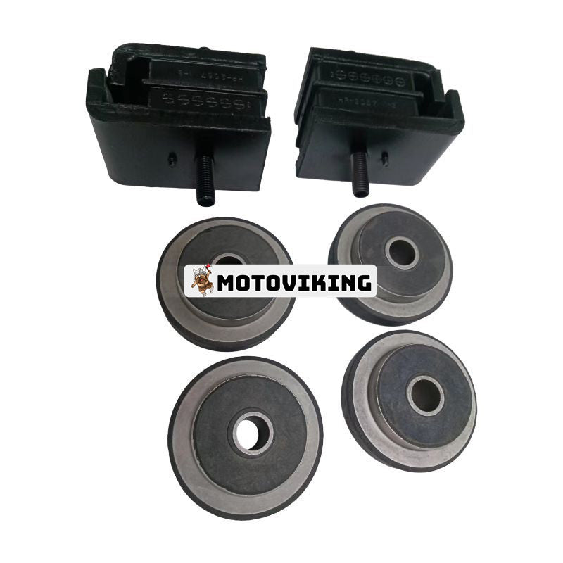 1 set Motormonteringsgummikudde 4177883 4255652 för Hitachi grävmaskin EX100-2 EX100-3 EX120-3 EX120K-3