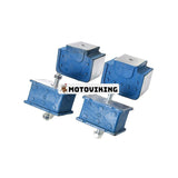 1 set motormonteringsgummikudde 2161-1014 2161-1025 för Komatsu Doosan Daewoo grävmaskin Solar 130-2 Solar 70-III