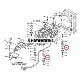 1 set Motormonteringsgummikudde 4197144 4197145 för Hitachi Grävmaskin EX300 EX300LC