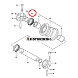 Flytande tätning 4282633 för Isuzu Engine 6BG1 6HK1 Hitachi Grävmaskin EX2500-5 EX370-5 ZX270-3 ZX330-3 ZX350H-3 ZX350K