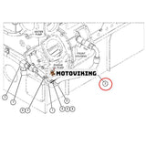 Slang 173-9423 för Caterpillar CAT Engine 3606 G3606 G3608 3608 3612 3616 C280-12 C280-16 C280-6 C280-8